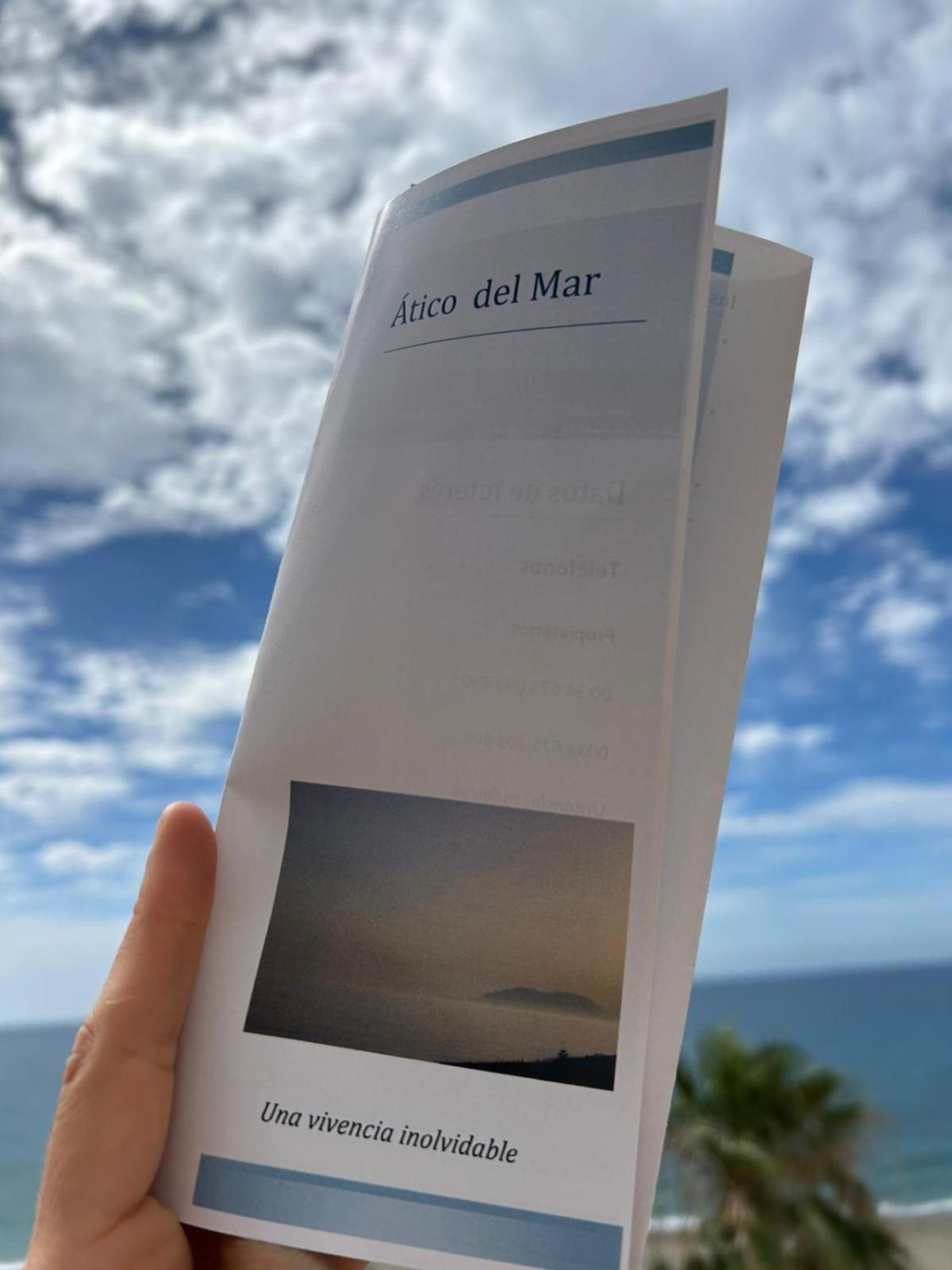 Ático sobre el Mar Benajarafe Exterior foto